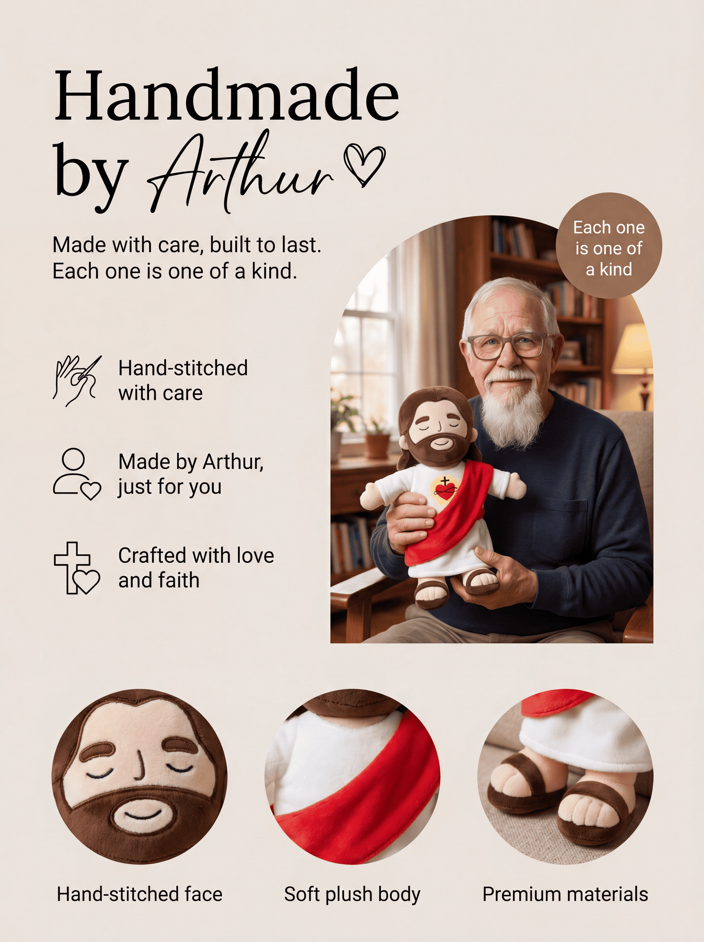 Breathing Jesus Plushie